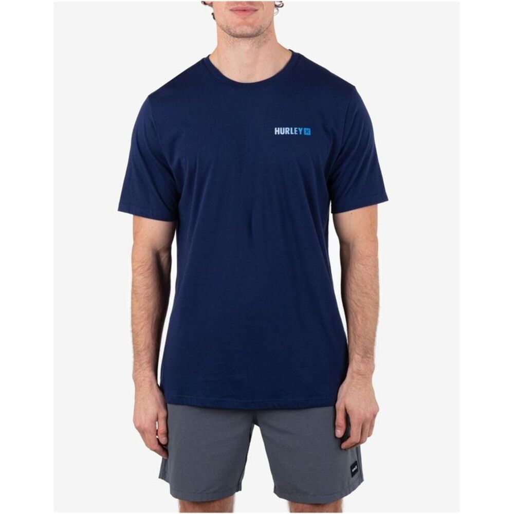 Hurley Mens Everyday Circle Gradient Basic T-Shirt, NWT